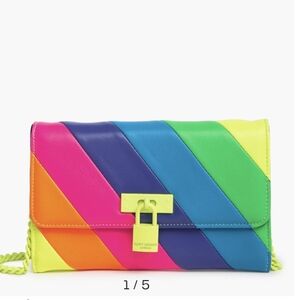 Kurt Geiger Rainbow Striped Women's Bag